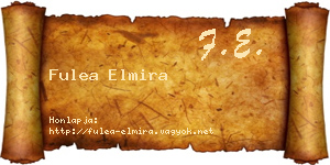Fulea Elmira névjegykártya
